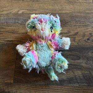 Moose 2019 Scruff a Luvs Tye Dye Colorful Kitten Cat Stuffed Plush Animal 8" HTF